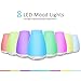 Zookki Essential Oil Diffuser, 2-Pack Aroma Diffuser Cool Mist Humidifier with 8 Color LED Lights Changing, Adjustable Mist Mode and Waterless Auto Shut-off for Home Office Baby …