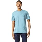 Gildan Men's Softstyle CVC T-Shirt, Light Blue Mist, XL