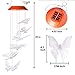 Butterfly Mom Gifts for Mothers Day Grandma Gift, Butterfly Solar Wind Chimes for Outside Solar Lights Outdoor Decor Hanging Mobile for Garden Patio Yard Porch Decoraion Birthday Gifts for Women