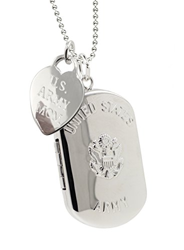 Plated Army Mom Portrait Dog Tag