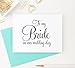 To my Bride on our Wedding Day, To my Groom on Our Wedding Day, Groom Gift, Bridal Card from Husband to Wife, Day of Gift, 1 or 2 Greetings Cards with envelopes - Your Choice