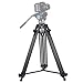 Camera Tripod, PULUZ Professional Universal Heavy Duty Adjustable Aluminum Alloy Tripod Legs for Canon Nikon Sony Samsung DSLR Digital Cameras & Camcorders, Height: 62~150cm, Max Load: 40kg / 88lb
