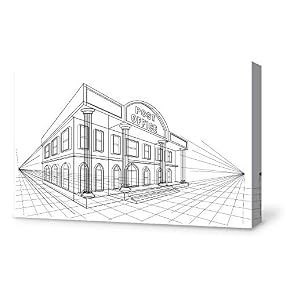 Construction Sketches Home Artwork for Living Room Bedroom
