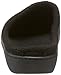 Haflinger Unisex AT Boiled Wool Hard Sole Slipper, Black, 40 EU/ 9 M US Women's/7 D US Men