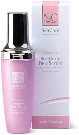 SeaCare Soothing Face Serum Contains Encapsulated Coenzyme Q10 and A & E Vitamins which Reduces Wrinkles and Rejuvenates the Skin - 1.69 oz