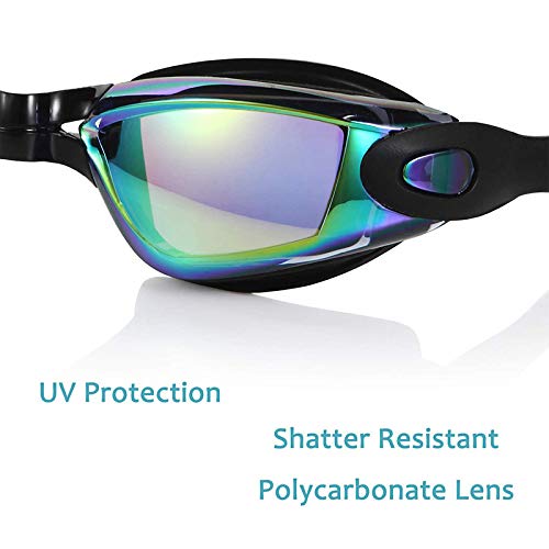 Faraone4w Lunettes de natation Hd imperméables anti-buée Hommes et Femmes Lunettes de natation, 36005TJDRZNG4L, 2