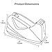 Acrimet Premium Desktop Tape Dispenser, Plastic, Non-Skid Base (Heavy Duty) (White Color)