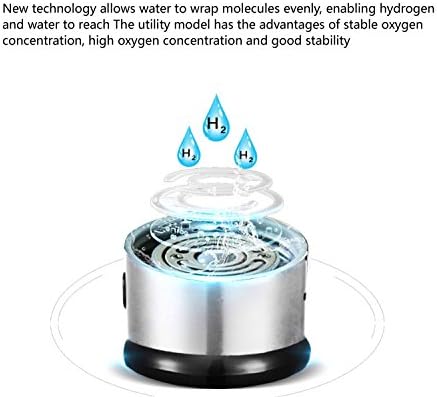 wanghuixin Portable Hydrogen Rich Water Ionizer Maker Transparent Water Bottle Cup Anti Aging Colorful Light Hydrogen Water Healthy Water Purifier Filter Hydrogenated water equipment