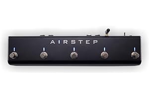 XSONIC Airstep Smart Multi Controller with MIDI, HID, 5 Footswitch, 2 Expression Pedal In, 300H Playtime, Support HX Stomp, Quad Cortex, DAW, Plugin, Youtube Video, Page, Atem, Hands Free Controller