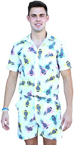 ZestiesMale Rompers - Original Romper Jumpsuits for Men - Tropical Male Onesie Shorts - Men's Jumper Rompers