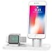 Apple Watch Stand, BEACOO Charging stand Dock Station -- Support Apple Watch NightStand Mode and iPhone 7/7 plus/SE/5s/6S/PLUS with Various Case (White)