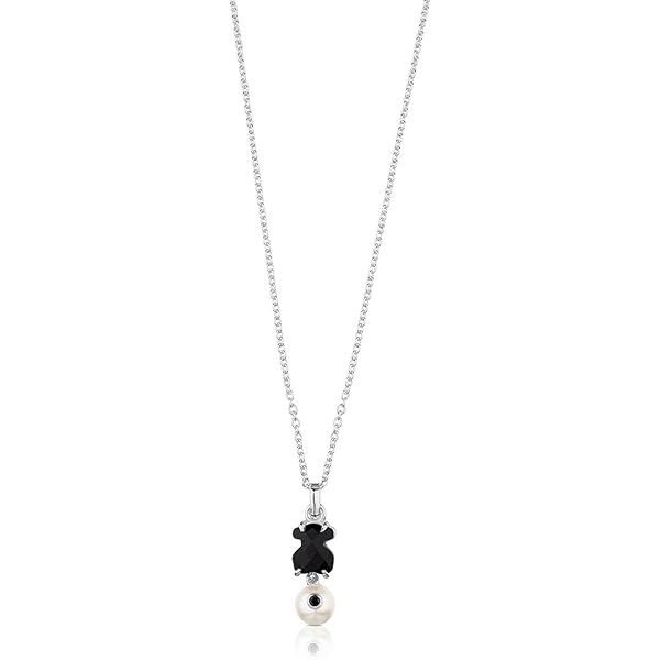 Amazon.com: TOUS Bear Black Onyx Sterling Silver Pendant