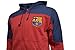 Fc Barcelona Hoodie Adults Zip Front Fleece Sweatshirt Jacket Blue (XL)