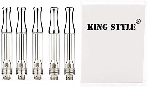 King Style 20pcs/1ml AC1003 Empty Ceramic Wickless Cartridge (Silver)