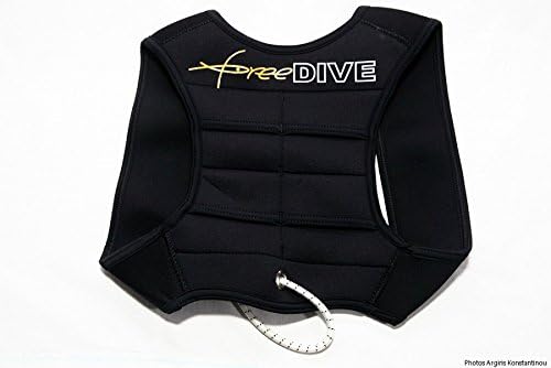 Diving Weight Vest 640 Large 4 Pockets Neopren By Xifias