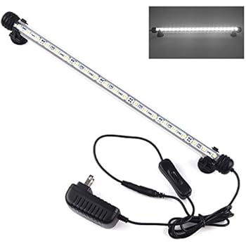 Smiful LED Aquarium Light, Fish Tank Light Submersible Underwater Crystal Glass LEDs Lights (15