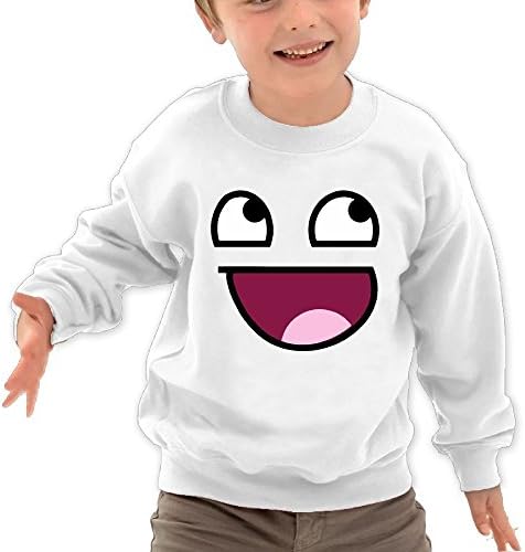 Guxin Funny Look Of Laughter Child Round Collar Pullover Hoodie Toddler/Kids Long Sleeve Sweatshirts
