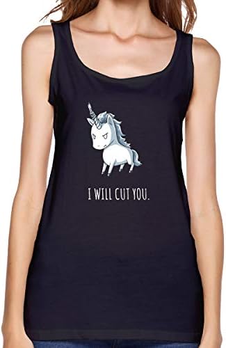 Goredi Stabby The Unicorn I Will Cut You Womens Tank Top Sleeveless Shirts