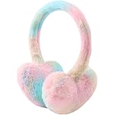 Yuoahcn Toddler Kids Winter Earmuffs Girl Warm Ear Muffs Baby Girls Plush Ear Warmers Cute Ear Covers Headband 3-8Y