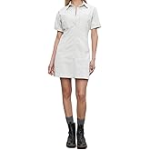 VELVET BY GRAHAM & SPENCER Women's Stretch Cotton Twill Christina Dress, Ice