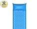GREENTEC USA Premium Ultralight Sleeping Pad - Inflatable Compact Sleeping Mat Camping, Hiking Backpacking - Lightweight, Comfortable Durable - Works Perfectly Underneath Any Style Sleeping Bag