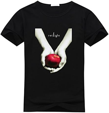 Xinta Custom The Twilight Saga Women's T-shirt, Designer 100% Cotton T-shirt Small Black