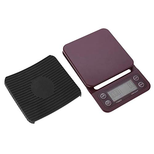 FuriGer Digital Jewelry Scales, Precision Multifunction Scales,Coffee Scales with Back-lit LCD Display Balance Scales Weighing Tool Electronic Stainless Steel Measure Scales,5kg/0.1