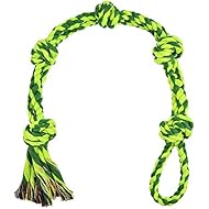 Vitscan Dog Toys for Large Dogs and Aggressive Chewers, Extra Large Durable Dog Toy,5-Knot Rope Tug,Heavy Duty Chew Sturdy Cotton Knot Rope Toy for Large Breed Dogs,Indestructible Rope