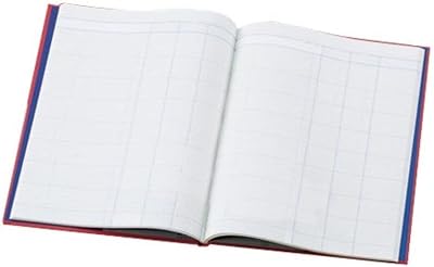 Collins Cathedral Accts Book 12 Cash Columns Red 69/12.1 96pp 41 lines