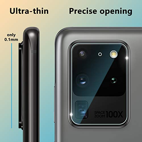 [ 3 Pack] UniqueMe Camera Lens Protector for Samsung Galaxy S20 Ultra