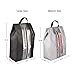 GYSSIEN Travel Shoes Bag Water Resistant Storage Organizer Bag Zipper Closure 4 Pack with Free Drawstring Bag