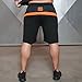 EU Men's Fitness Gym Workout Running Bodybuilding Shorts With Pockets