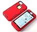 5C Case, iPhone 5C Case Cover, Magicsky Full Body Hybrid Impact Shockproof Defender Case Cover for Apple iPhone 5C, 1 Pack(Black/Red)