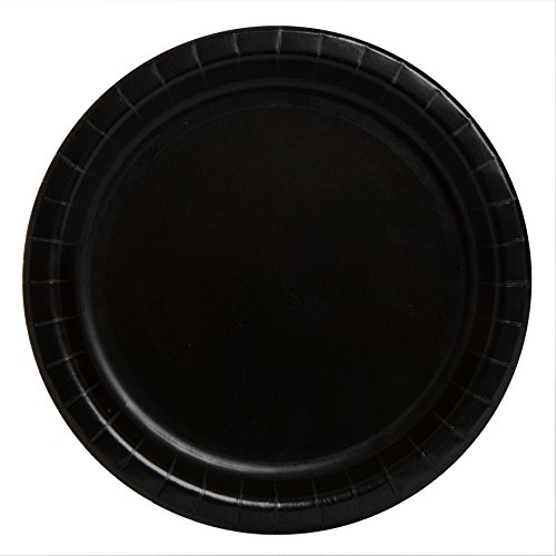 Black Paper Plates, 8ct