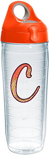 Tervis 1240045 Initial-C Orange Mandala Insulated Tumbler wi