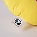 Dolphineshow 35cm Emoji Smiley Emoticon Cute Yellow Round Cushion Pillow Stuffed Plush Soft Toy (Naughty)