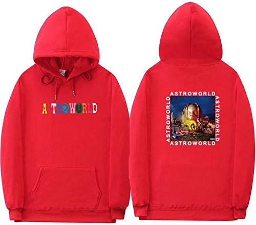 JJZHY Astroworld Travis Scotts Fashion Hot Personalized Print Hoodie Sweatshirt Unisex 7 Color