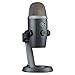 Blue Yeti Nano Premium USB Microphone (Shadow Gray) Bundle with Boom Scissor Arm and Pop Filter Compatible with Mac and PC (3 Items)