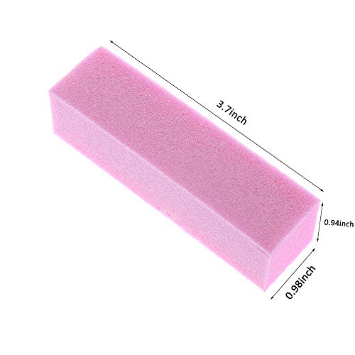 10pcs 4 Way Nail Buffer Block, Natural Sanding Sponge Nail Buffers Files Block Grinding Polishing Manicure Pedicure Nail Art Tool - Thumbnail 2