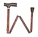 DMI Walking Cane, Walking Stick,Foldable Cane for Men, Women, Seniors and Handicapped Adjusts from 33-37 Inches in 1 inch increments with Ergonomic Wood Handle, Supports up to 250 Pounds, Copper Swirl