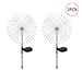Subsistent Solar Garden Lights Outdoor,LED Stake Light Landscape Lighting LED Starburst Light for Garden/Yard/Lawn/Patio/Walkway/Driveway/Backyard (Colorful)