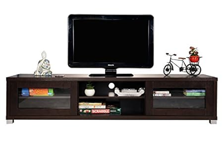 DeckUp Muvo TV Stand and Home Entertainment Unit (Dark Wenge, Matte Finish)