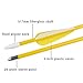 Elong Fiberglass Arrows Archery 24 26 Inch Yellow Shooting Targeting Recurvebow for Youth Kids Children Beginner Safe Point