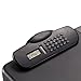 Officemate Portable Clipboard Storage Case with Calculator, Charcoal (83302)