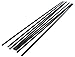 8pcs 4mm Round Carbon Fiber Wing Tube 4mmx2mmx500mm (pultrusion) for Quadcopter, RC Airplanes