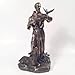 WU Saint Francis of Assisi Statue Sculpture (Cold Cast Bronze)