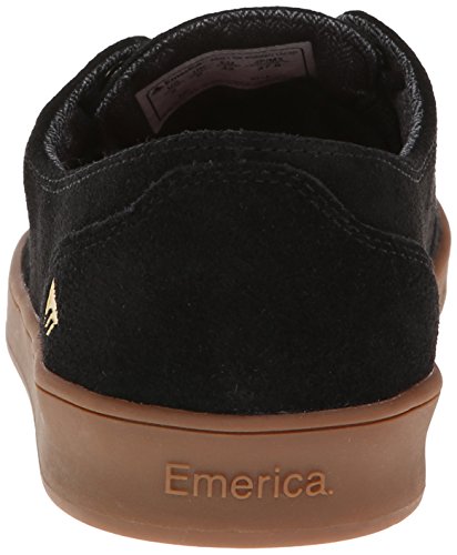 Emerica Men's The Romero Laced Skateboarding Shoe,Black/Gum,9.5 M US