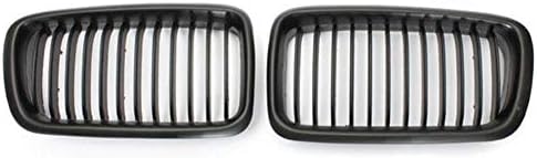 For BMW E38 7 Series 95-01 Pair Front Kidney Grills Grilles Grill