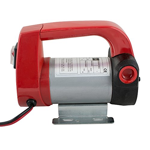 Genmine 12Volt Diesel Oil Fuel Transfer Pump 110V Electric Pump Oil Fuel Transfer Extractor Pump Suction Lift 155W For Biodiesel Kerosene