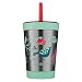 Contigo Stainless Steel Spill-Proof Kids Tumbler with Straw, 12 oz, Sprinkles with Birds & Flowers primary